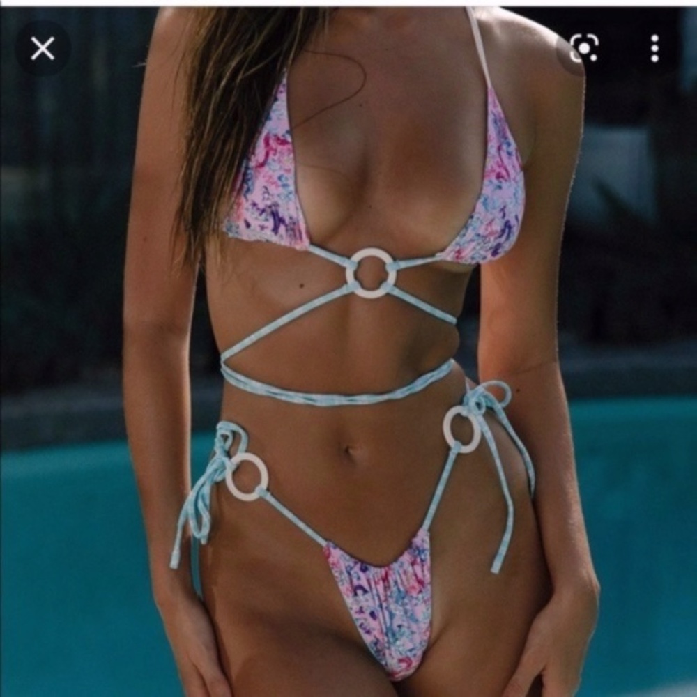 Revolve VDM Label Reversible Ziggy Top in Dragons & Mint Check Medium TOP